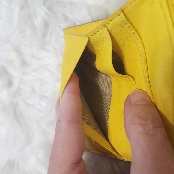 Authentic Celine Drummed Grained Calfskin Trifold Wallet Grey - Picture 11 of 15